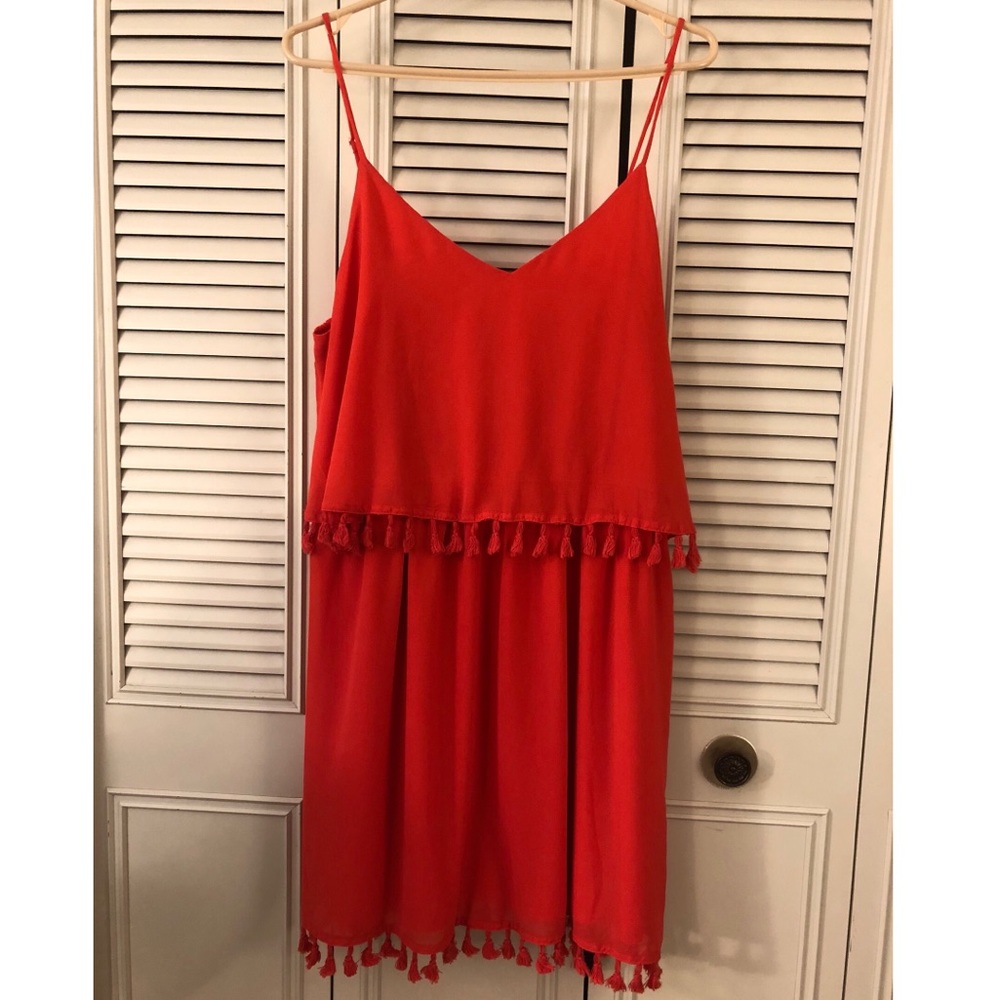Coral dress